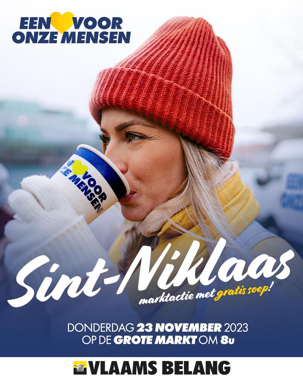 Gratis soep op de wekelijkse markt!