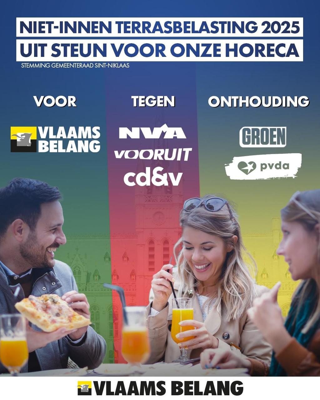 "Meerderheid weigert 5.000 euro steun voor horeca. Tot zover de mooie woorden”