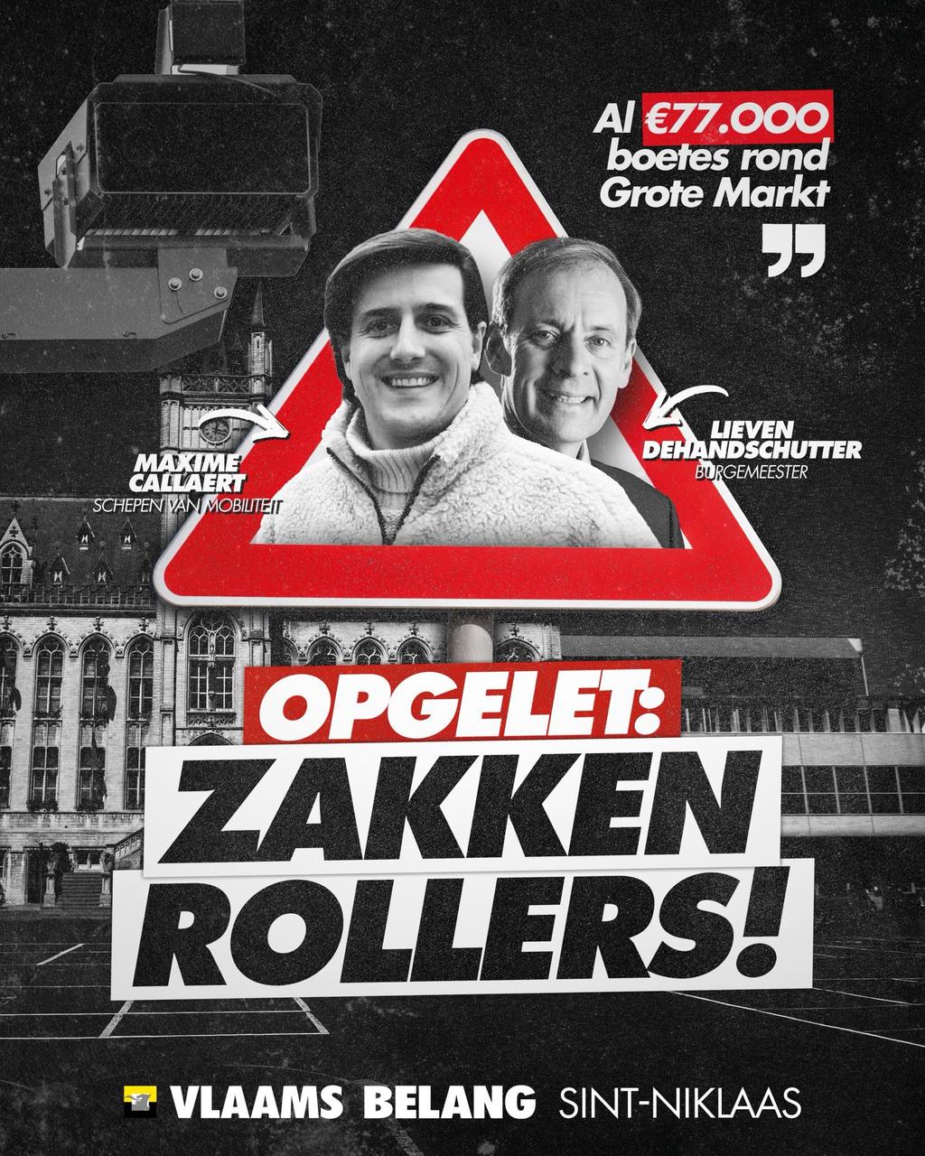 Stad Sint-Niklaas rijft al meer dan 77.000 euro aan boetes binnen rond Grote Markt in één maand tijd​