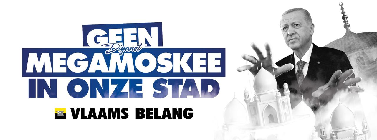Vlaams Belang neemt advocaat onder de arm tegen komst supermoskee