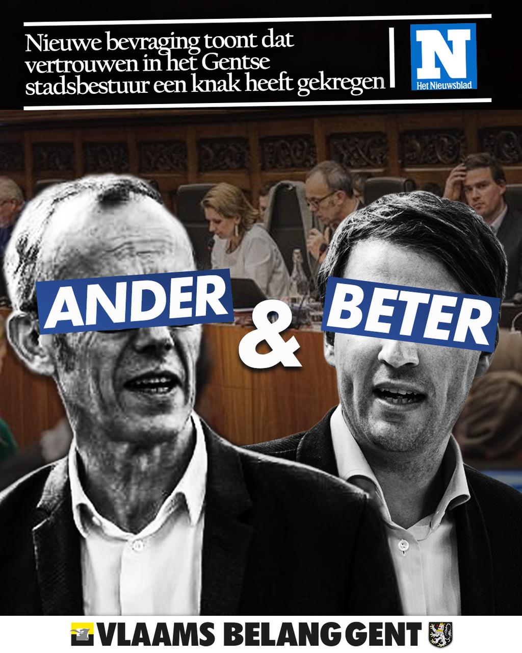 “Ook Gentenaar snakt naar ander en beter!”