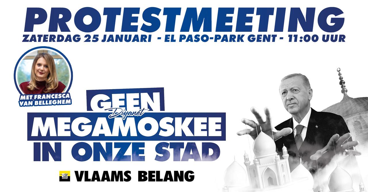 Protestmeeting tegen moskee week verplaatst