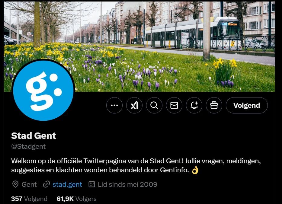 Stad Gent verlaat opzettelijk X: “linkse vooringenomenheid”