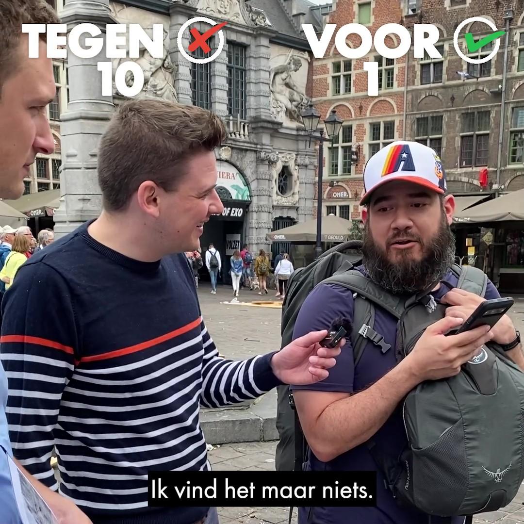 Vlaams Belang neemt zelf proef op de som: “Meerderheid Gentenaars én toeristen gekant tegen plannen Gravensteen”