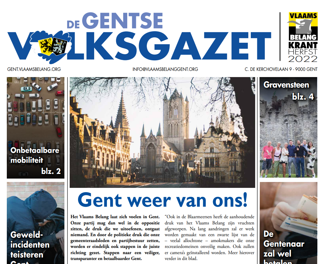 Gentse Volksgazet Herfst 2022 beschikbaar! 