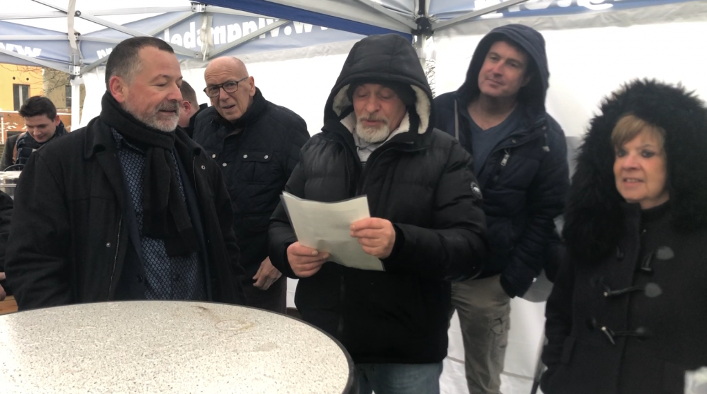  Vlaams Belang protesteert tegen “uitverkoop sociale woningen” bij Volkshaard