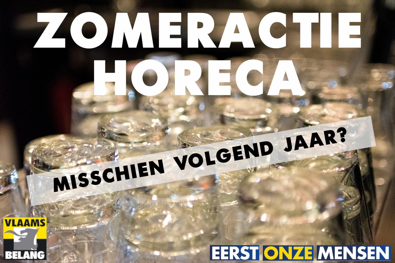 Vlaams Belang stelt zomeractie horeca voor