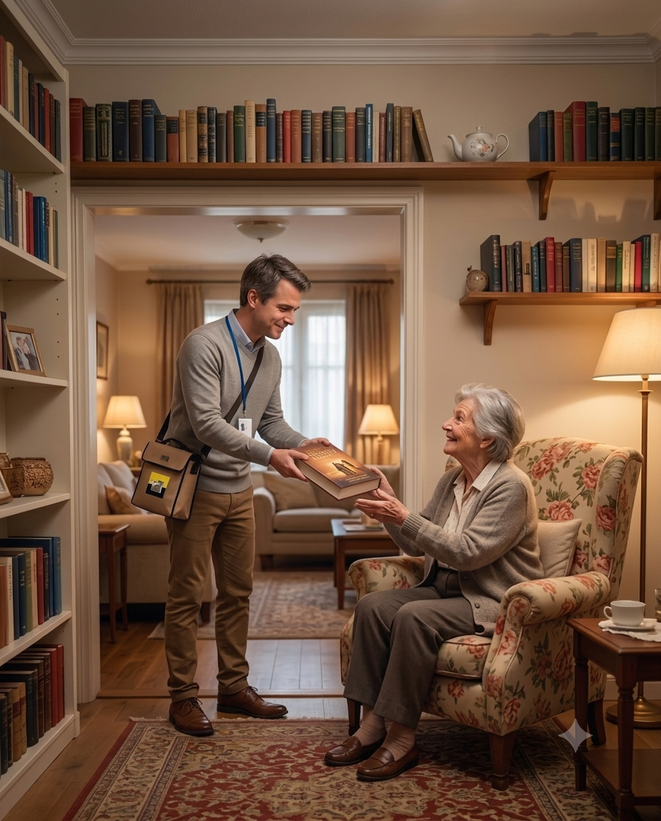 Bibliotheek aan huis voor minder mobiele inwoners?