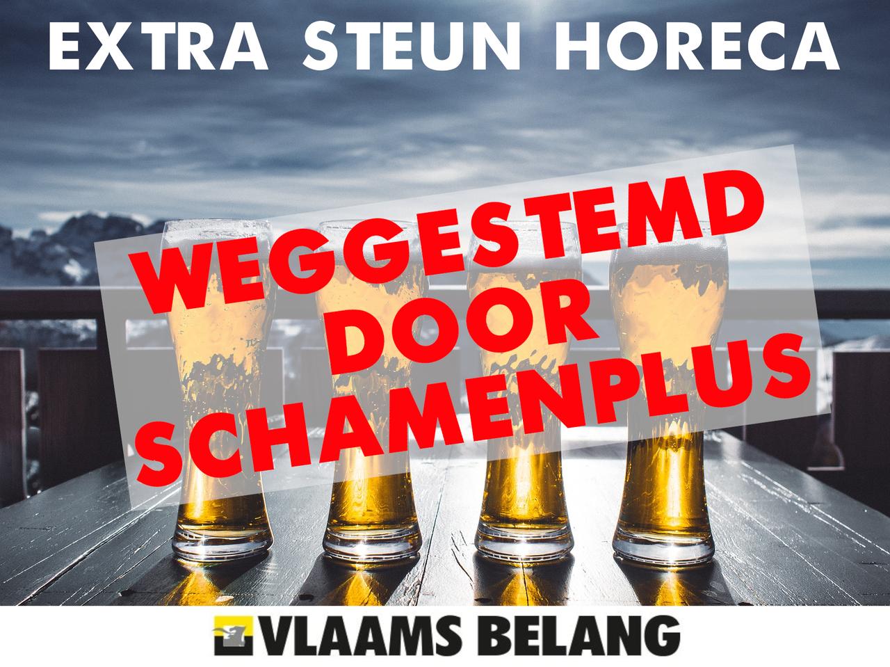 SCHAMENPLUS weigert extra steun voor horeca