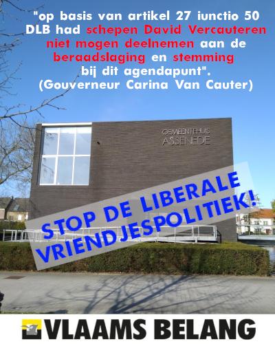 Vlaams Belang vraagt ontslag schepen David Vercauteren