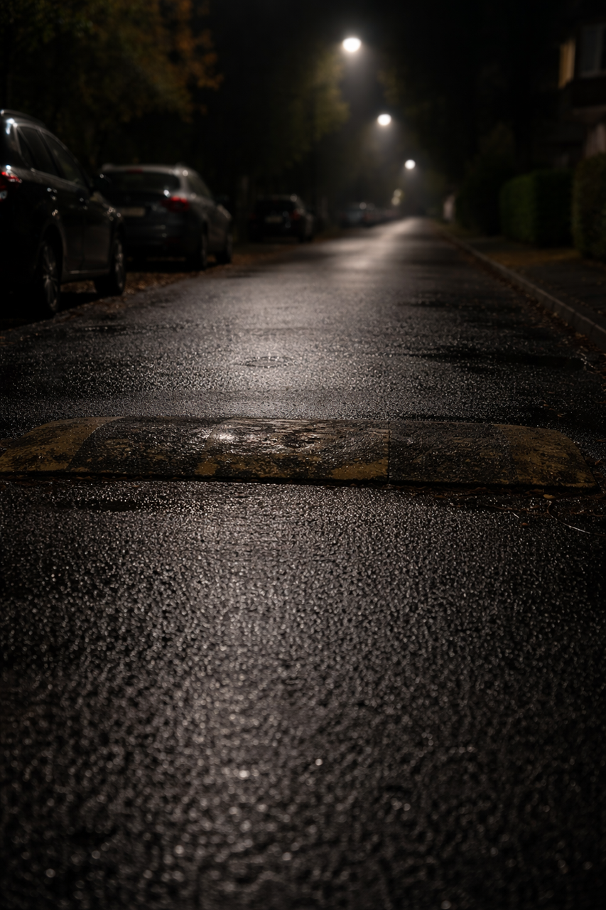 Verkeersremmers moeten ook in het donker zichtbaar zijn
