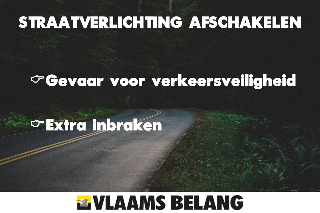 Straatverlichting doven? Toch niet...