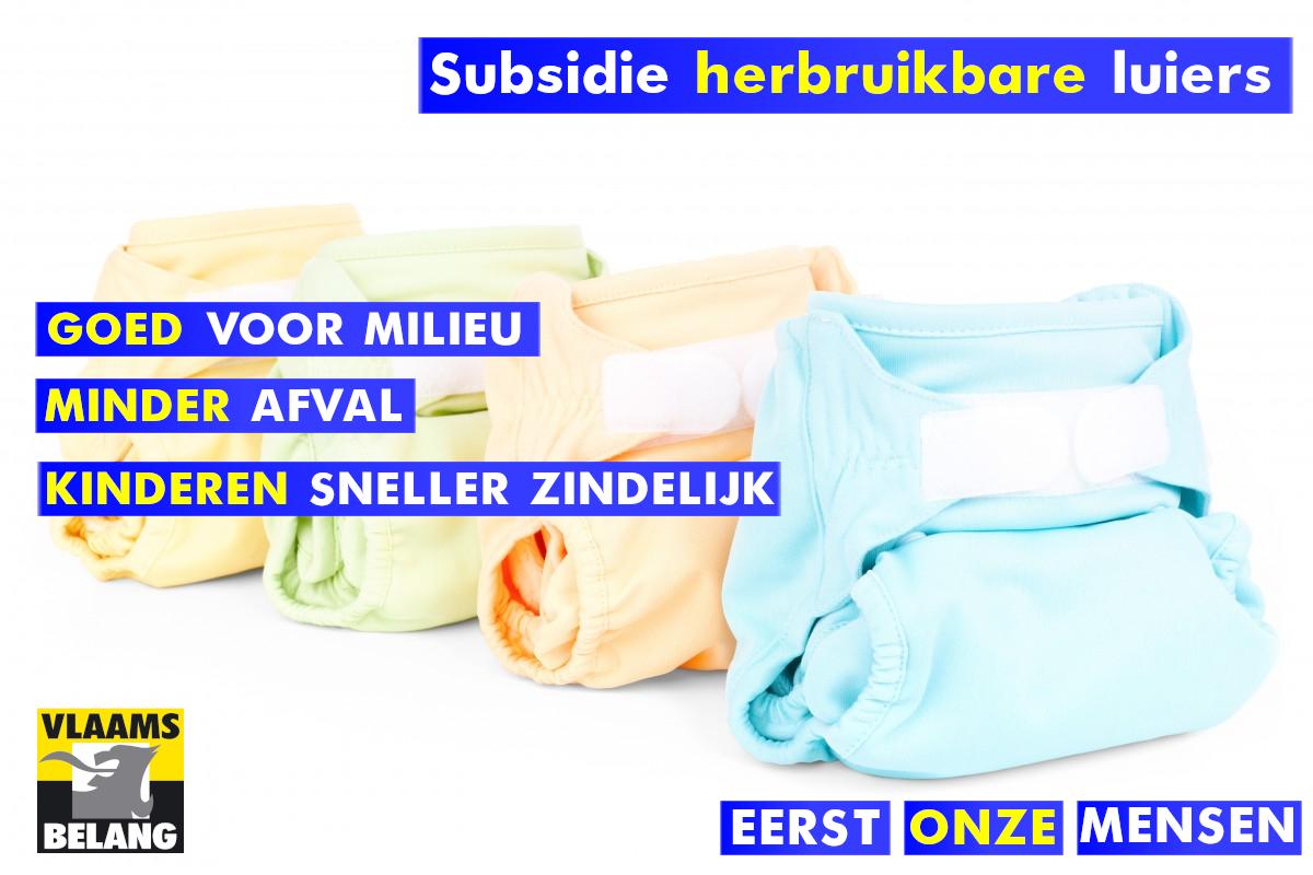 Vlaams Belang stelt subsidies voor herbruikbare luiers voor