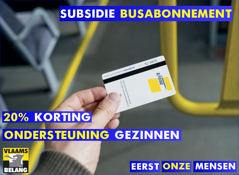 Korting op busabonnement