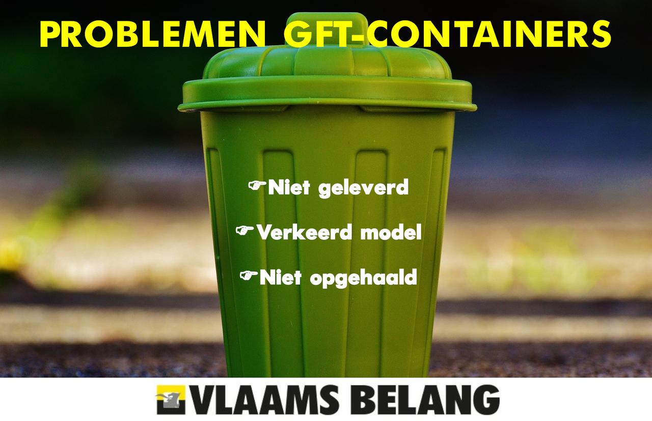 Problemen met de GFT-containers
