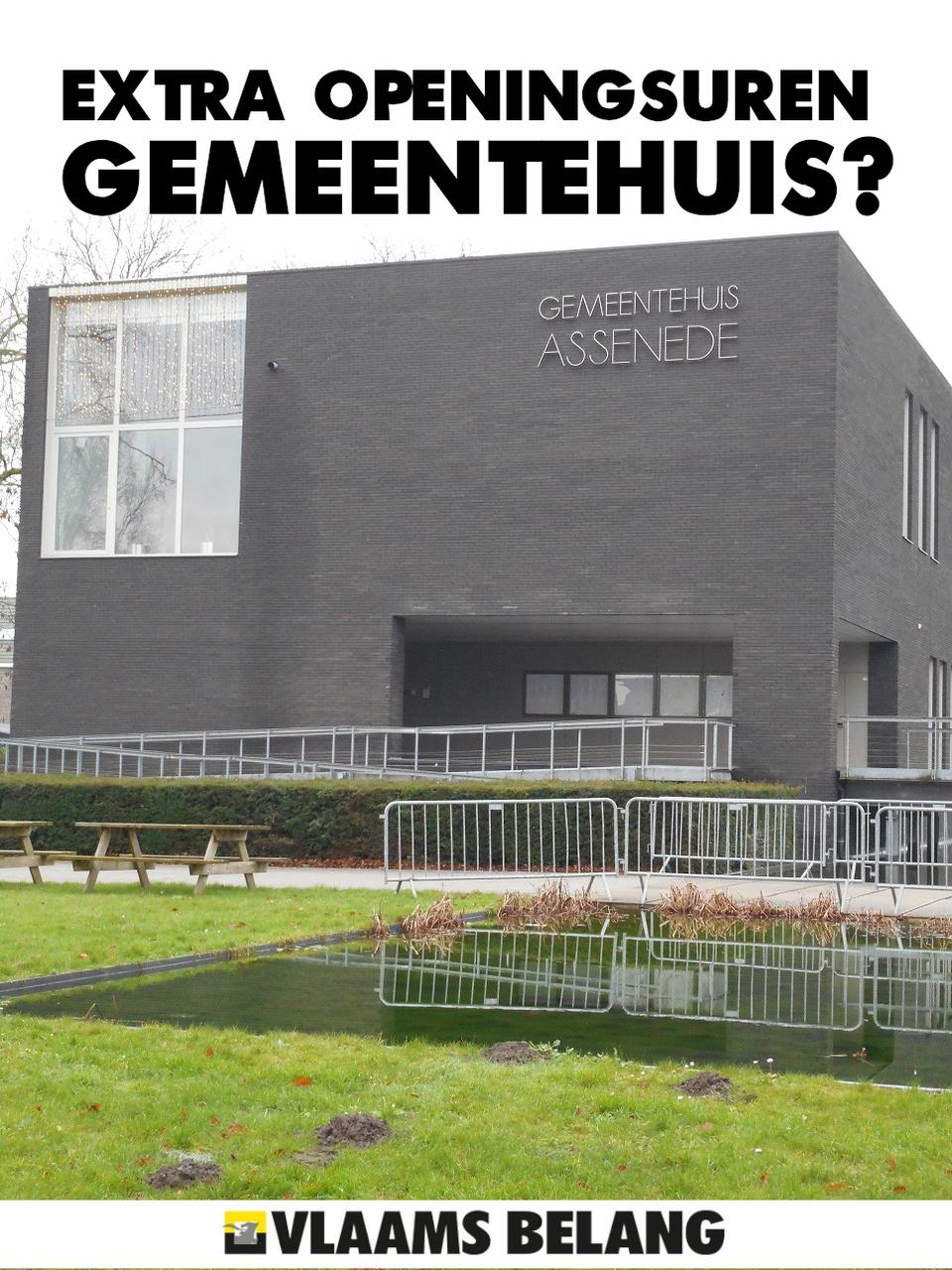Geen extra openingsuren voor gemeentehuis