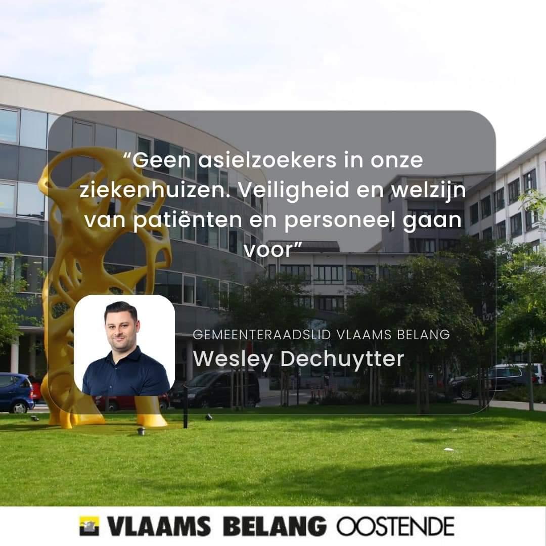 Vlaams Belang Oostende actief in de Gemeenteraad van 27 november 2023.