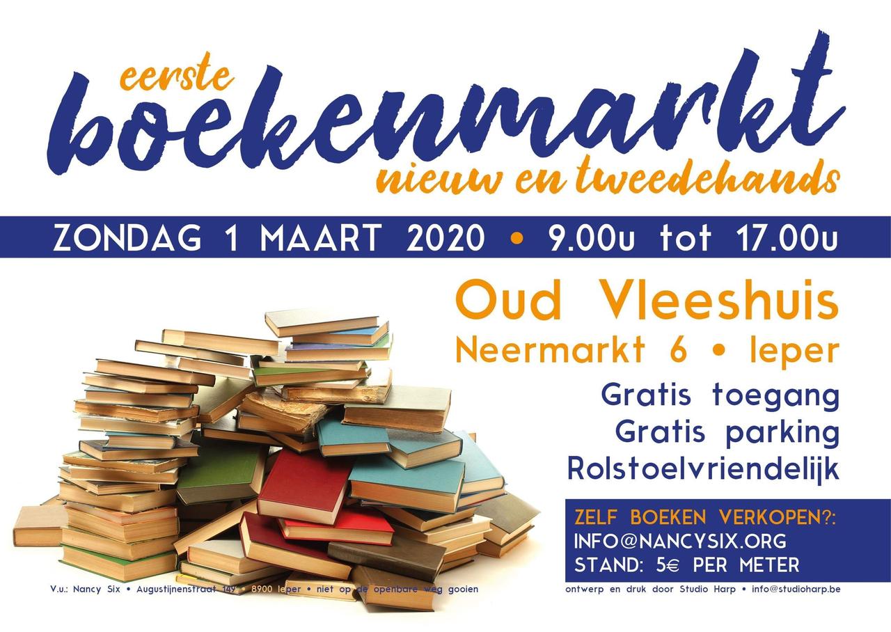 1ste Boekenmarkt te Ieper