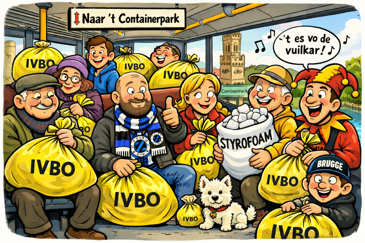 Met restafval naar containerpark?  Vlaams Belang eist terug wekelijkse ophaling.