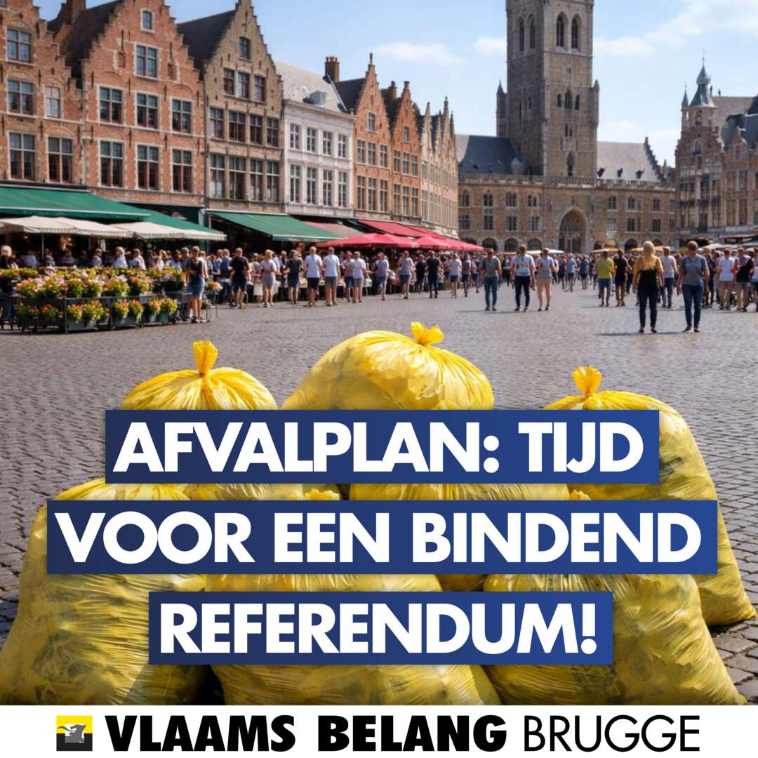 Afvalplan Brugge:  Vlaams Belang eist bindend referendum