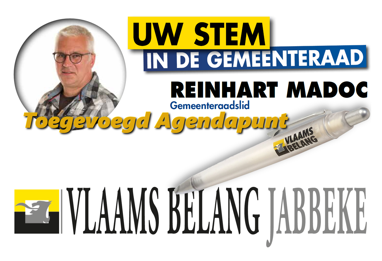 Toegevoegd agendapunt: Terugvordering kosten wettelijk bepaalde onderhoudsplicht - OCMW Jabbeke