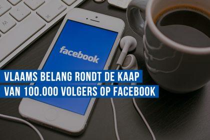 Vlaams Belang rondt de kaap van 100.000 volgers op facebook