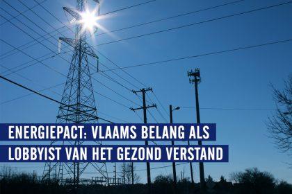 Energiepact: Vlaams Belang als lobbyist van het gezond verstand
