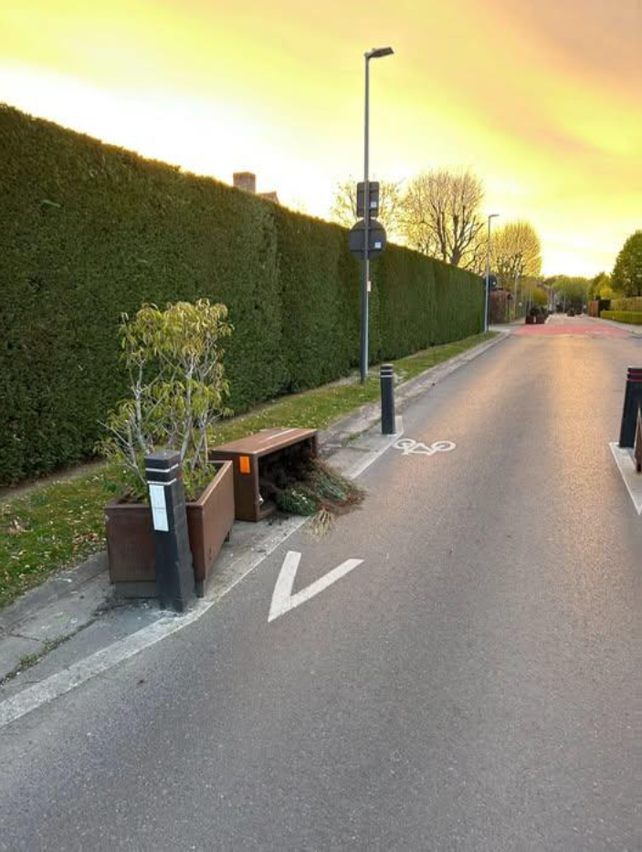 Vlaams Belang wil komaf maken met gevaarlijke 'pestpaaltjes' in Kaasterstraat (Rumbeke)!