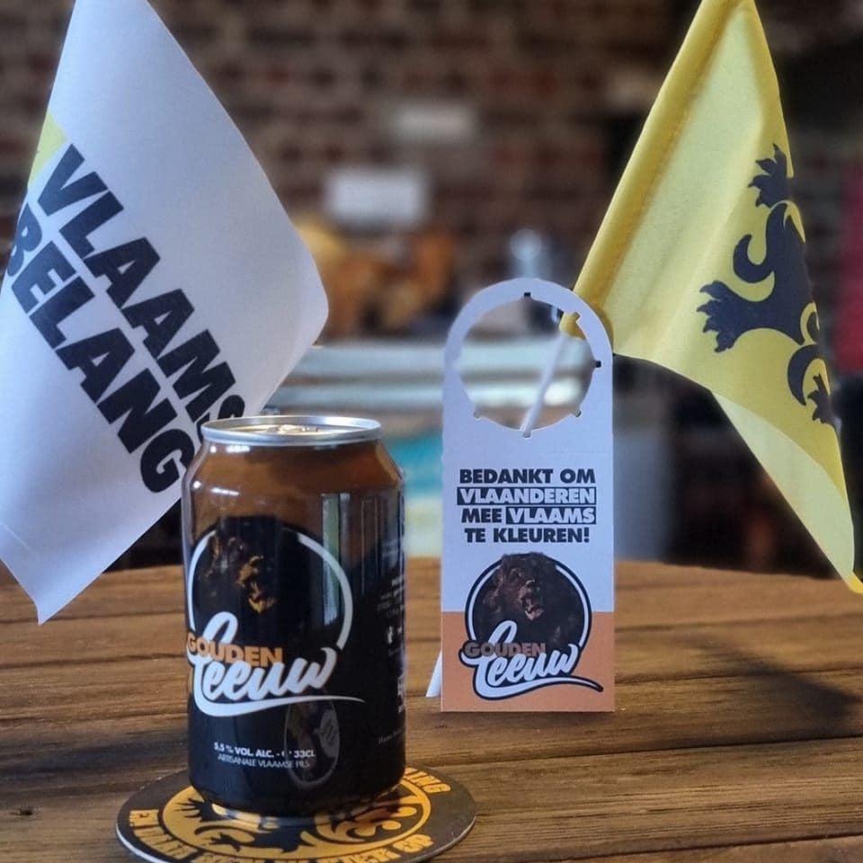 Vlaams Belang beloont wie leeuwenvlag uithangt rond 11 juli met eigen ‘Gouden Leeuwbier’