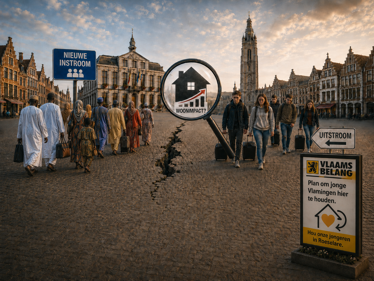 Schepencollege ontwijkt vragen over demografische evoluties in Roeselare!