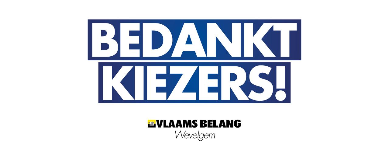 Bedankt kiezers!