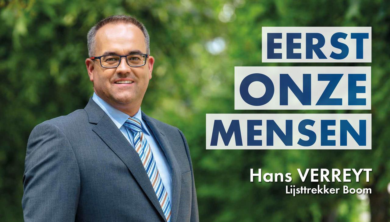 Hans Verreyt opnieuw lijsttrekker voor Vlaams Belang in Boom