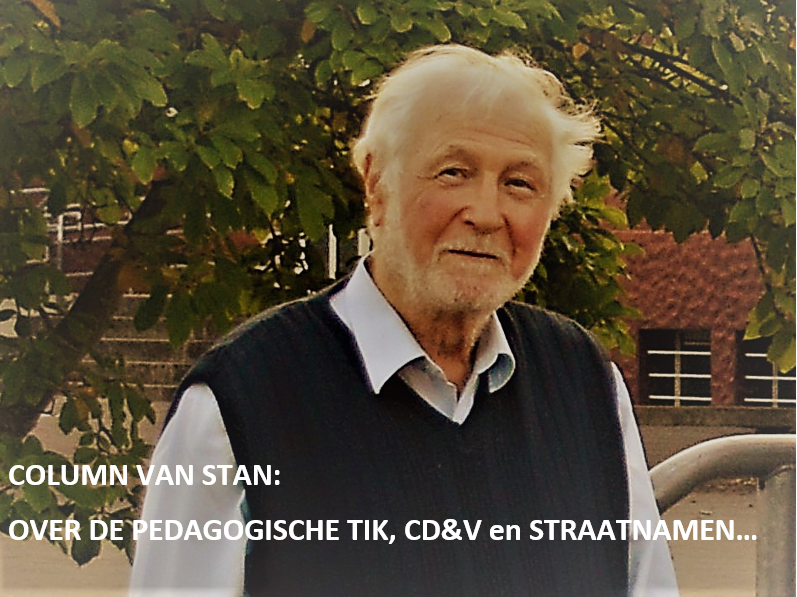 Column van Stan: Over de pedagogische tik, CD&V en straatnamen...