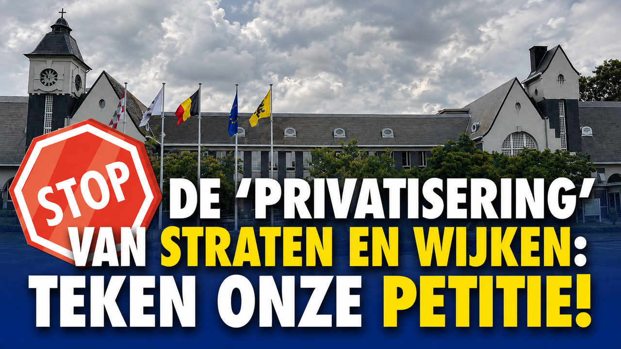 Vlaams Belang Zoersel start petitie tegen privatisering van straten en wijken in Zoersel