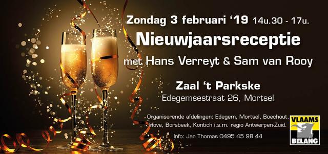 Nieuwjaarsreceptie 2019
