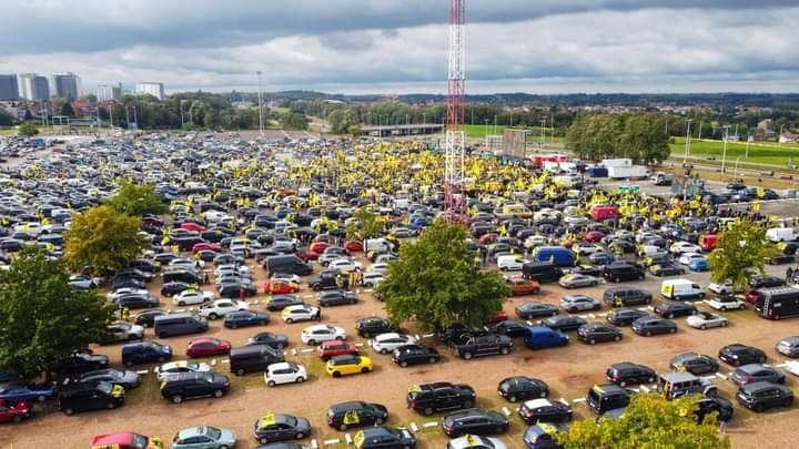 Geslaagde protestrit in en door onze provincie