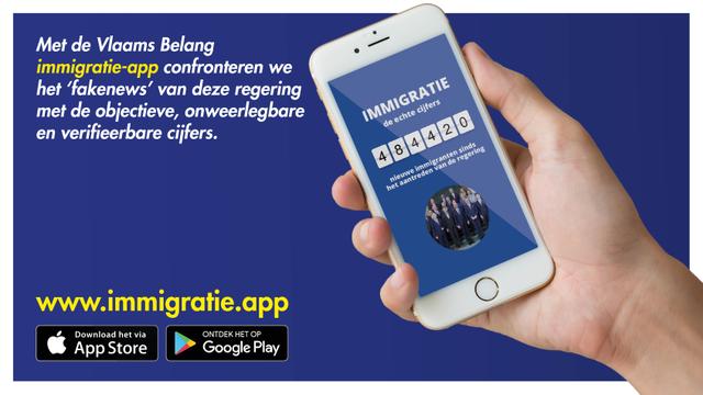 Vlaams Belang lanceert immigratie-app 
