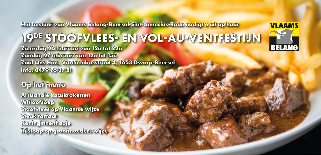 19de stoofvleesfestijn Vlaams Belang Beersel-Rode