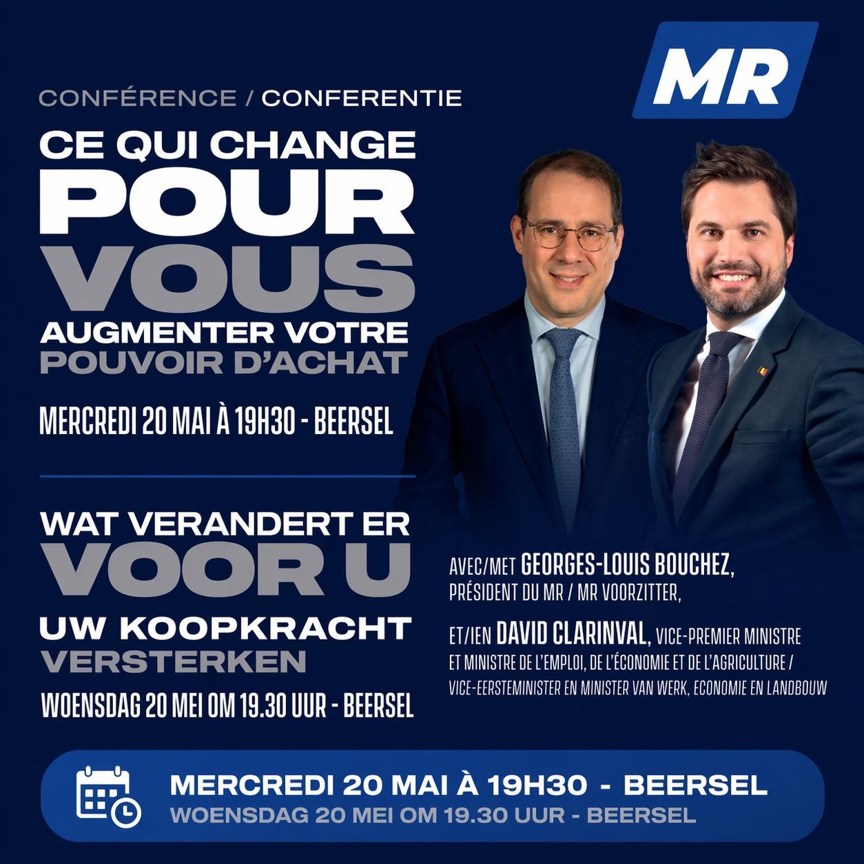 MR-voorzitter komt naar Beersel: “Bouchez is welkom, maar dan wel in het Nederlands”