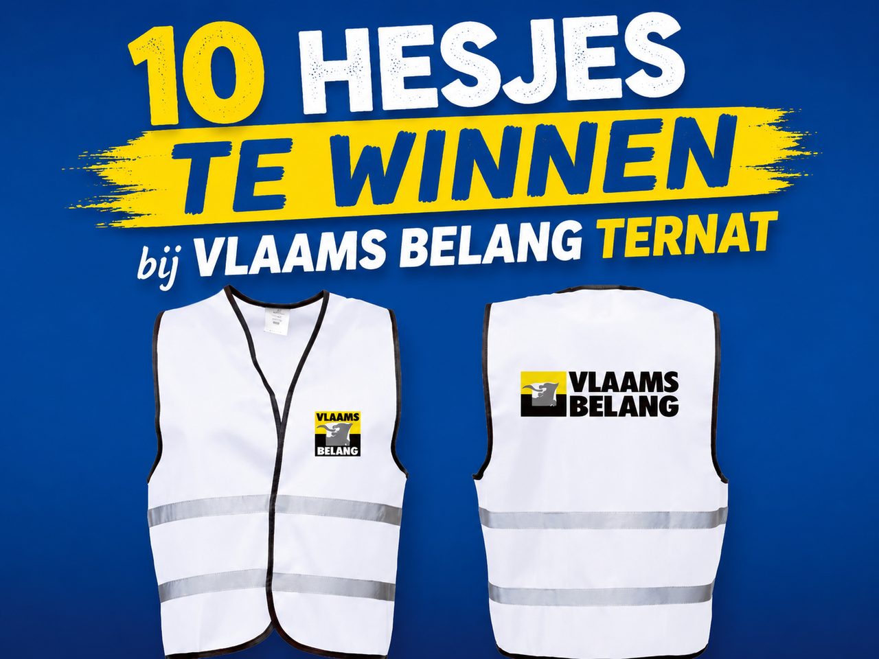 Vlaamse feestdag in aantocht: gratis leeuwenvlag en kans op een hesje van Vlaams Belang Ternat