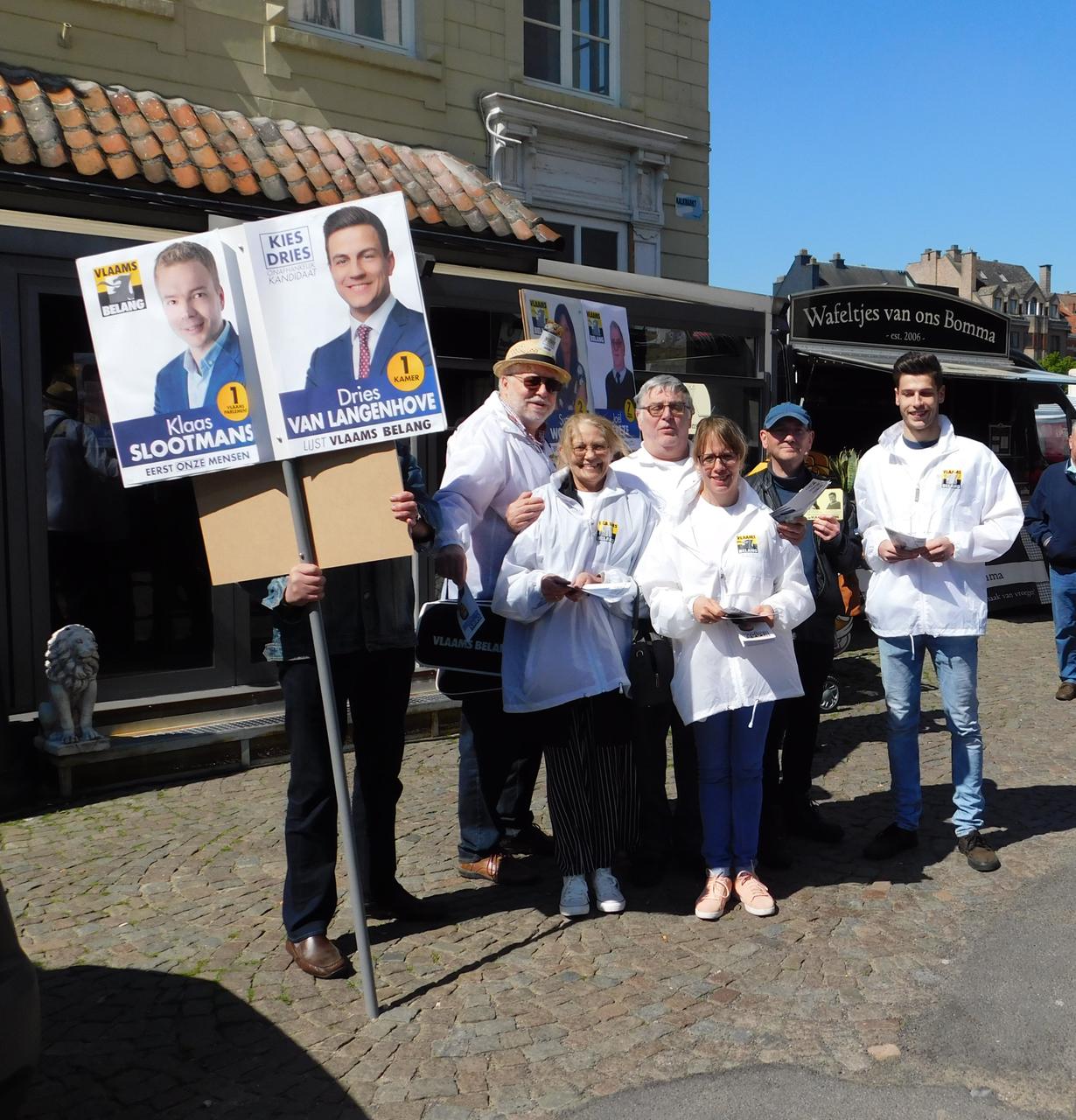 Vlaams Belang Tienen start met een geslaagde marktactie