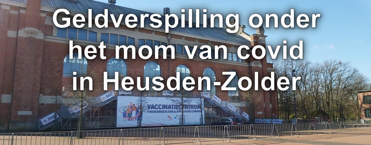 Geldverspilling onder het mom van COVID in Heusden-Zolder