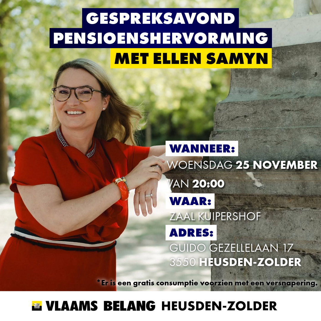 GESPREKSAVOND OVER DE PENSIOENHERVORMING