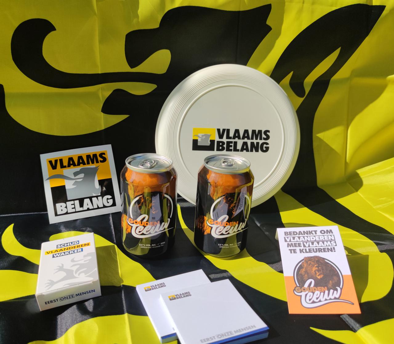 Vlaams Belang beloont wie leeuwenvlag uithangt rond 11 juli met eigen ‘Gouden Leeuwbier’