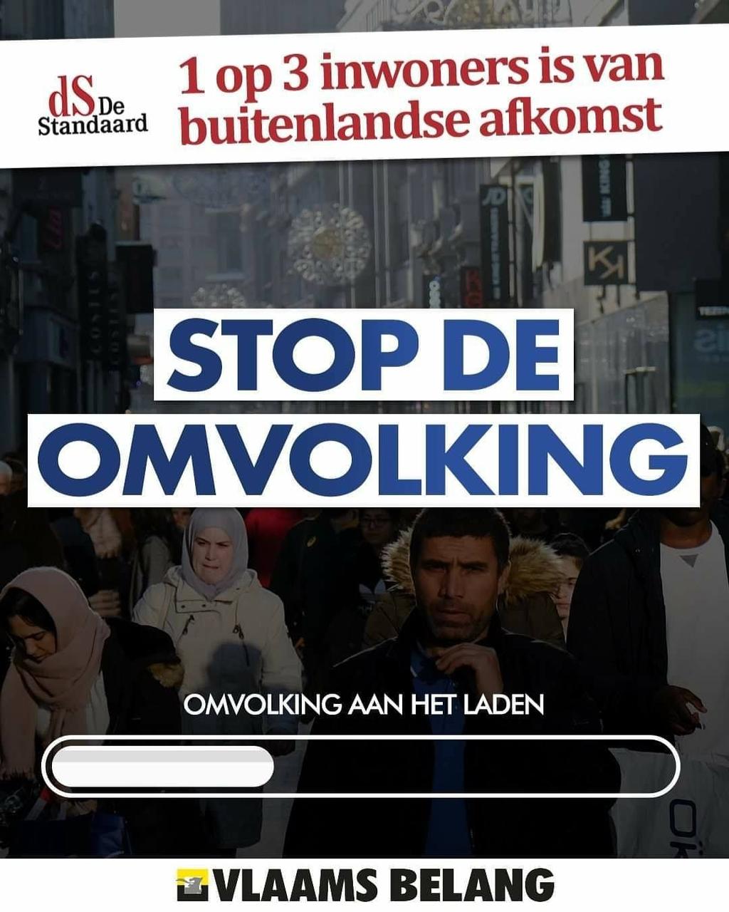 STOP massa-immigratie! Bescherm onze identiteit.