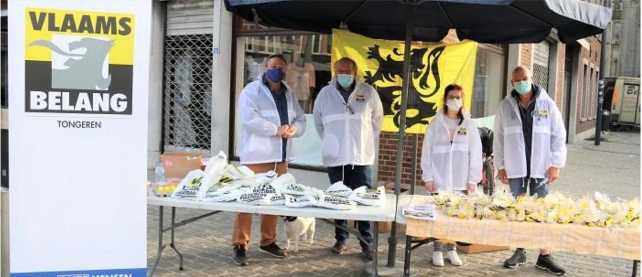 Paasactie Vlaams Belang op de donderdagmarkt