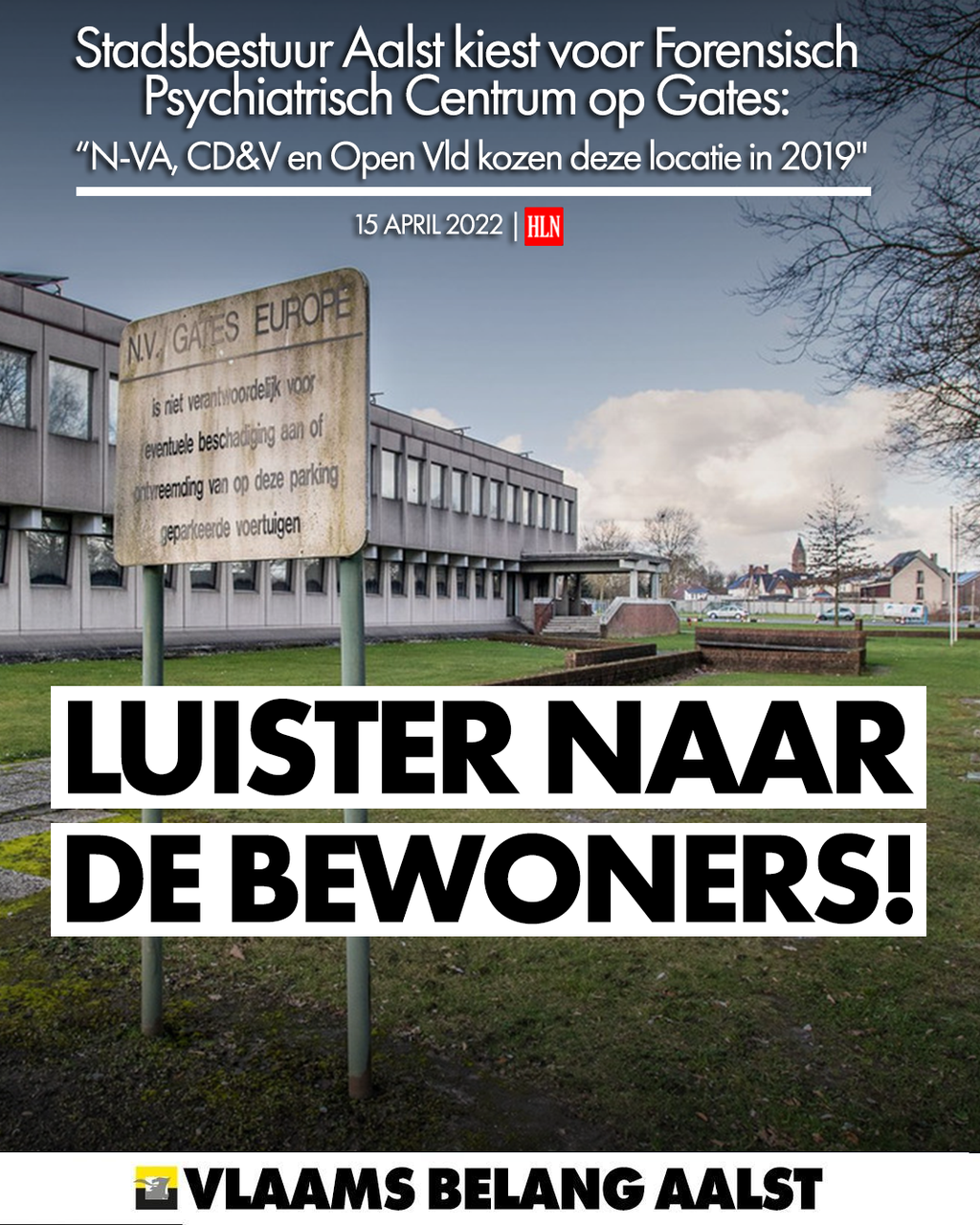 Van Puyvelde (Vlaams Belang): “Aalst is niet de plaats voor een nieuw FPC”