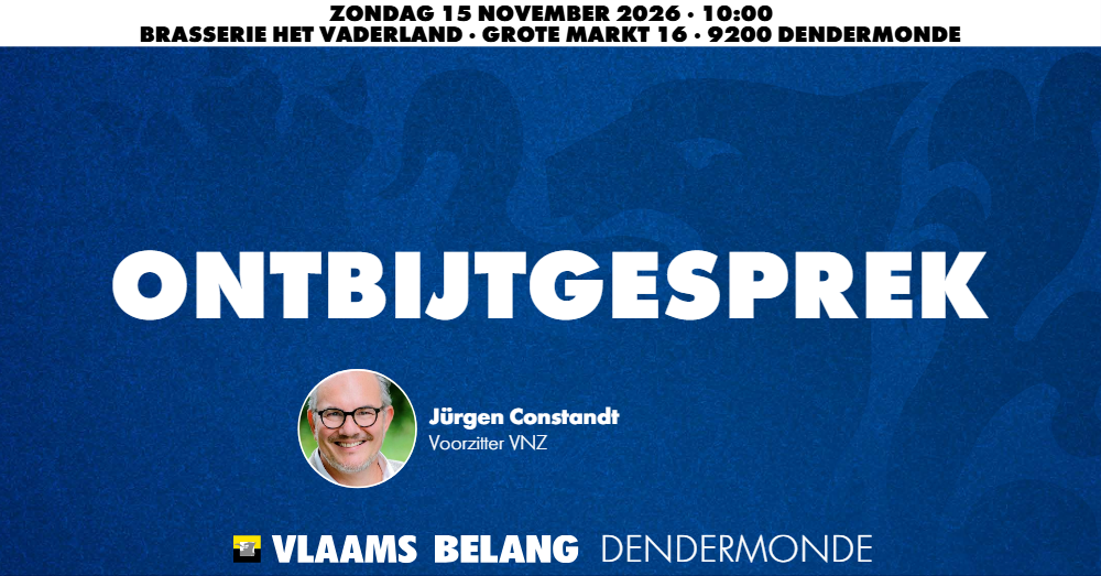 Vlaams Belang verwelkomt Jürgen Constandt op ontbijtgesprek