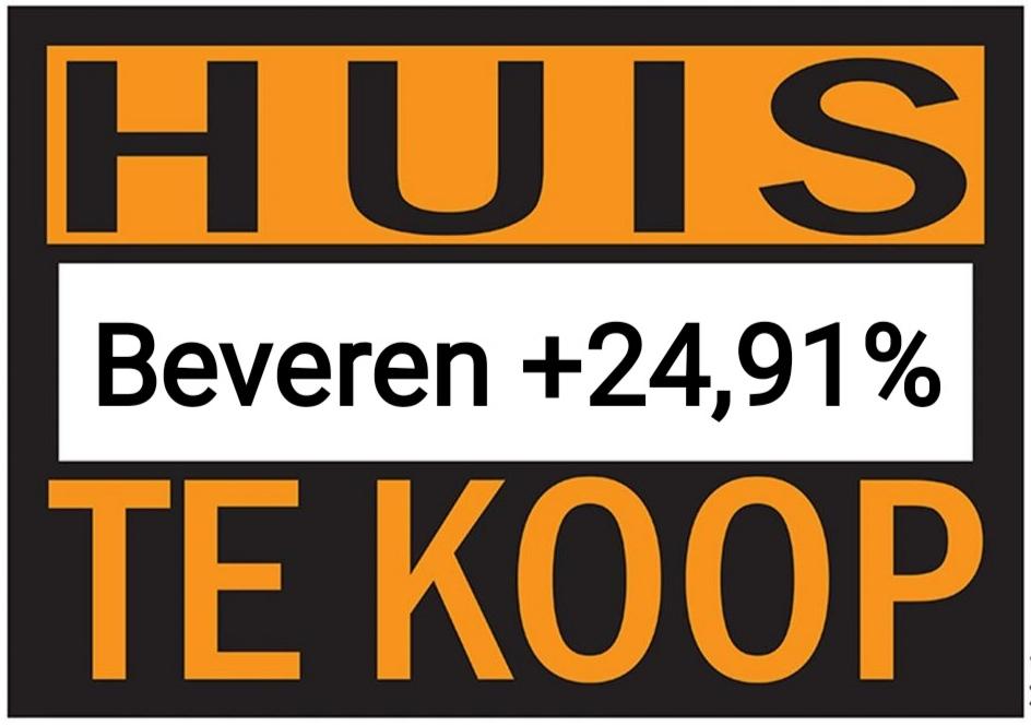 Prijzen voor huizen stijgen in Beveren.