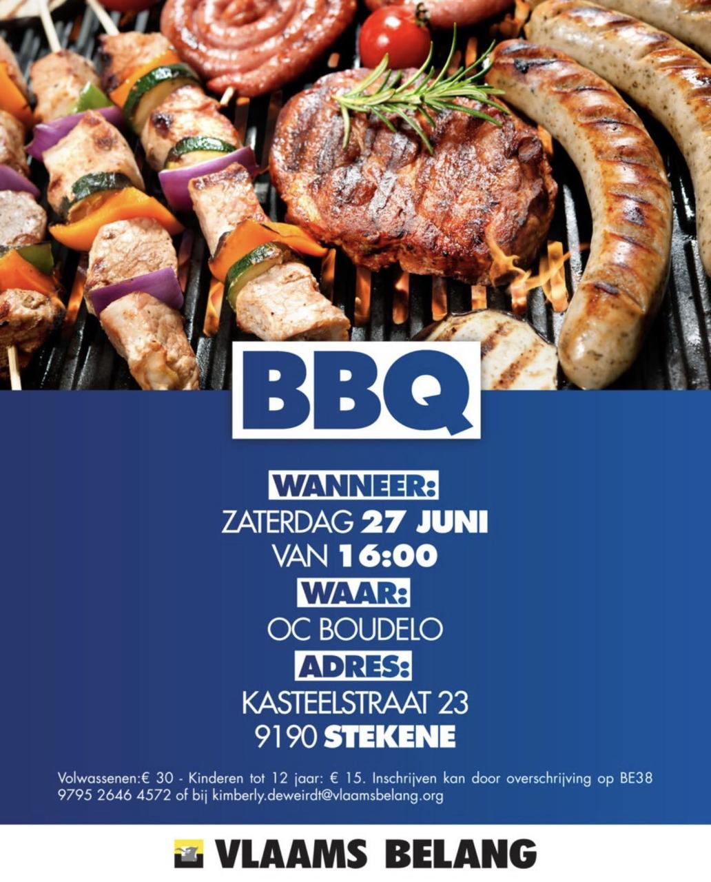 Barbeque 27 juni 2027